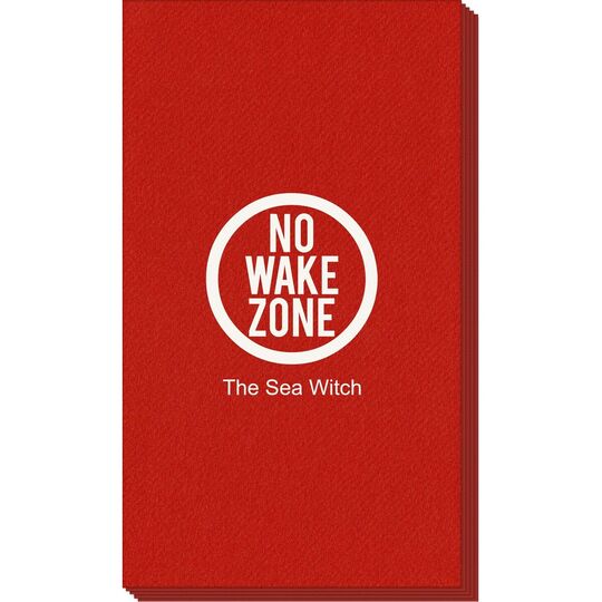 No Wake Zone Linen Like Guest Towels